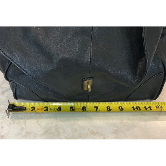 SORAL‎ New York Black Leather Convertible Shoulder Handbag - Picture 5 of 10